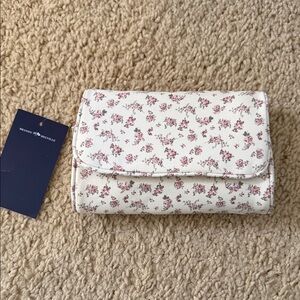 Brandy melville floral makeup bag
